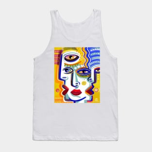 Art faces Tank Top